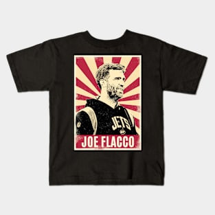 Retro Vintage Joe Flacco Kids T-Shirt